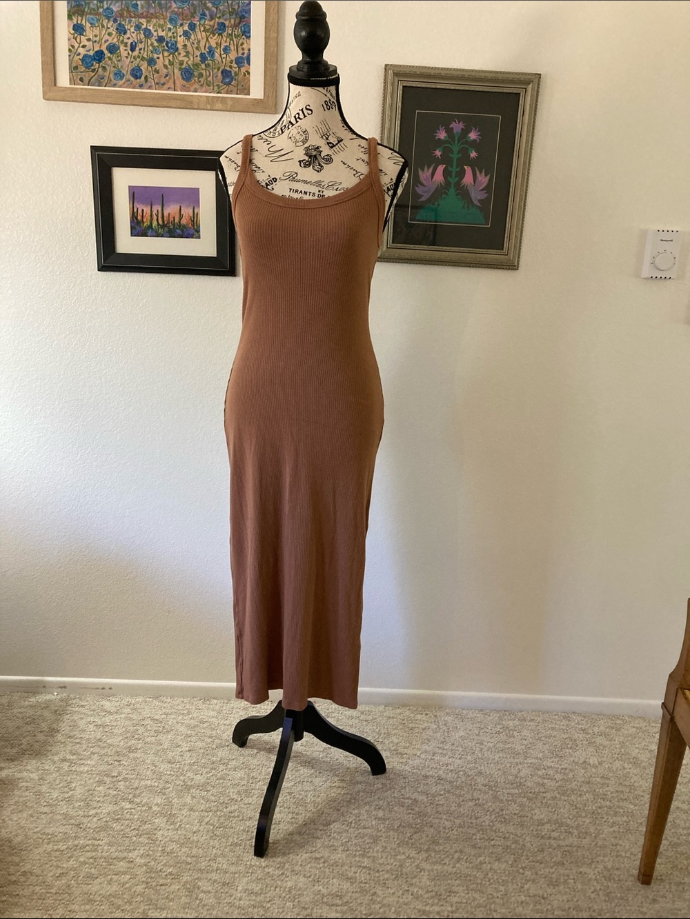 Z Supply Ribbed Crewneck Tank Dress Size XS